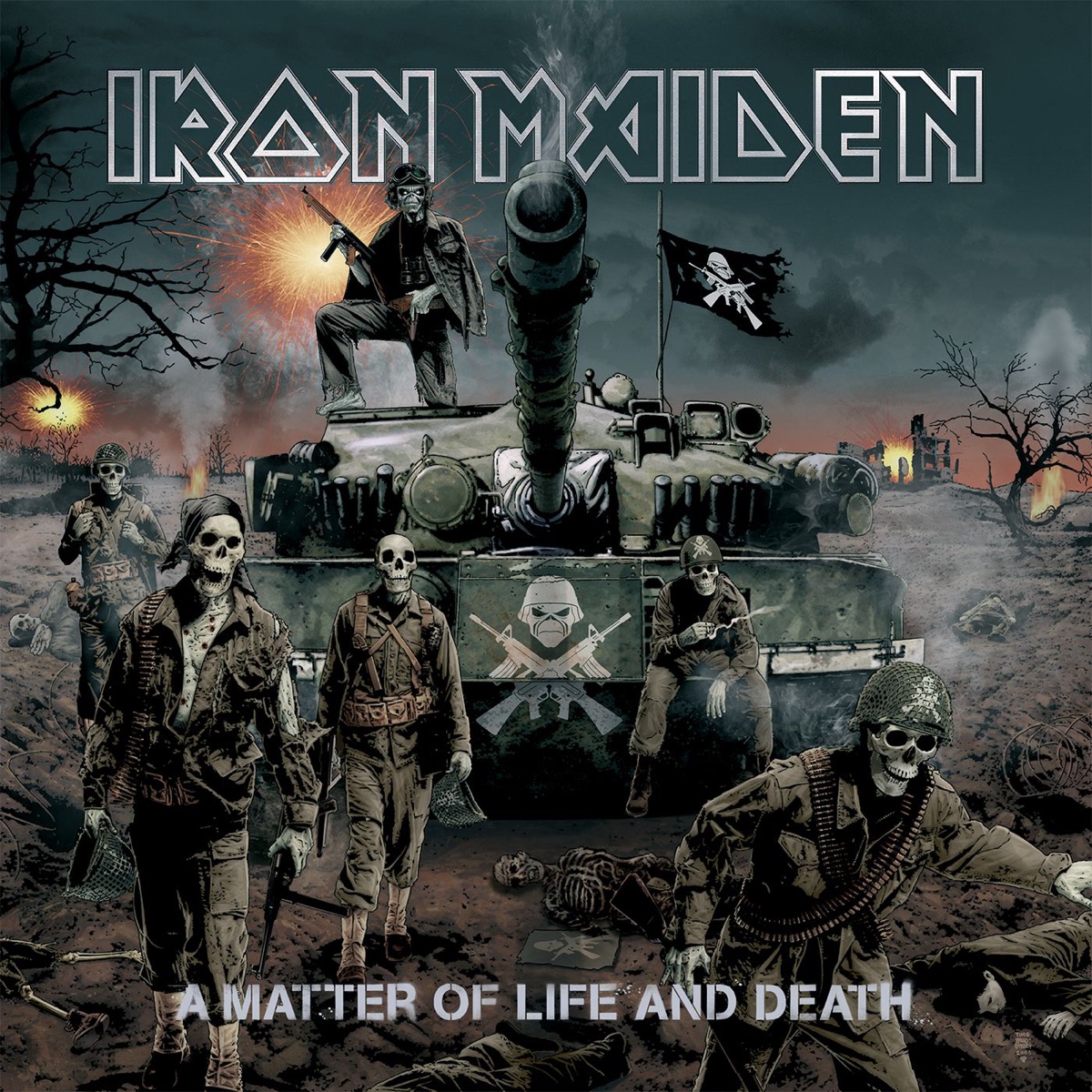 Обложка Iron Maiden — A Matter Of Life And Death