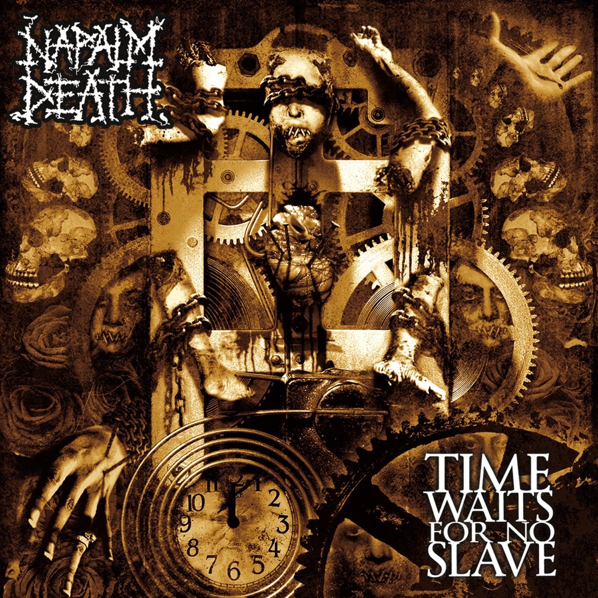 Обложка Napalm Death — Time Waits For No Slave