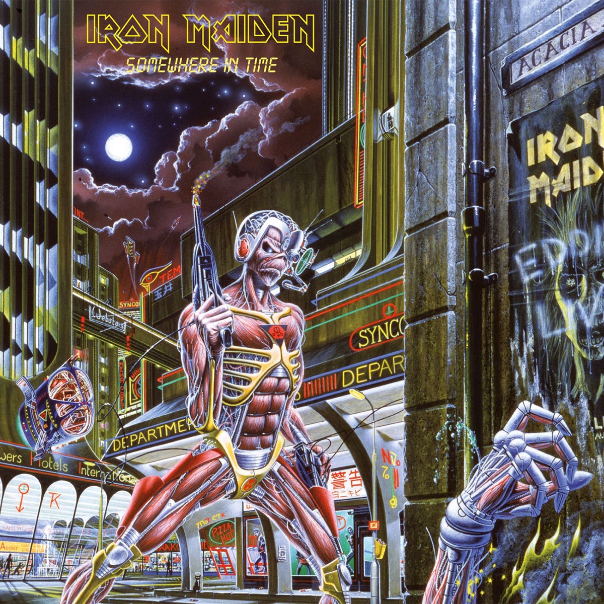 Обложка Iron Maiden — Somewhere in Time