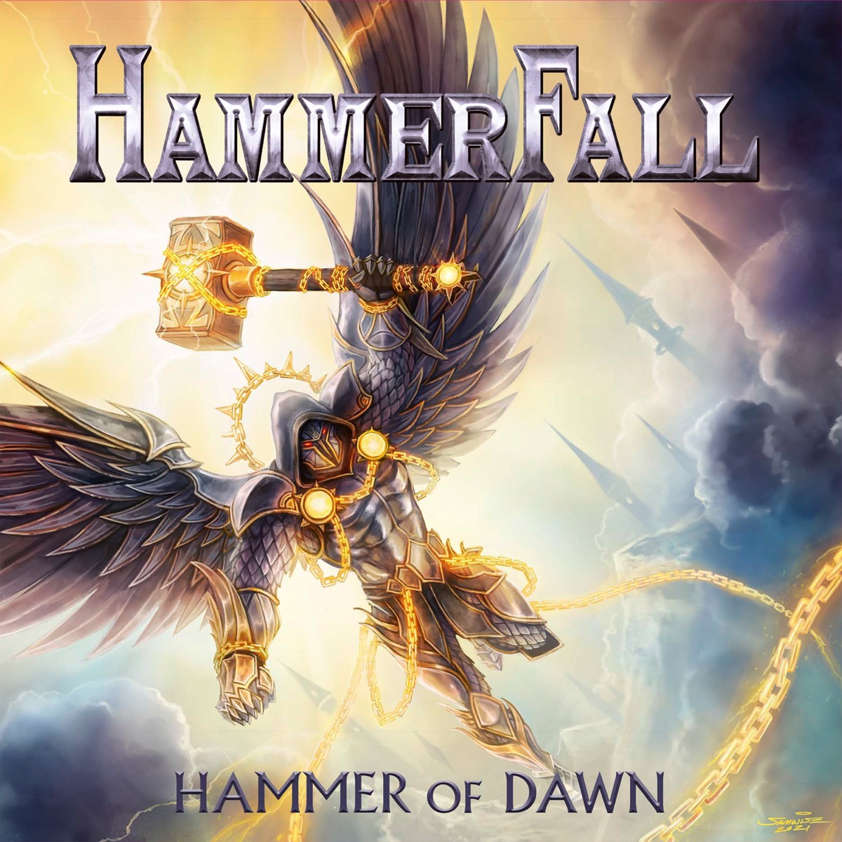 Обложка HammerFall — HAMMER OF DAWN
