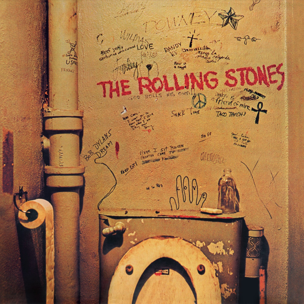 Обложка Rolling Stones — Beggars Banquet