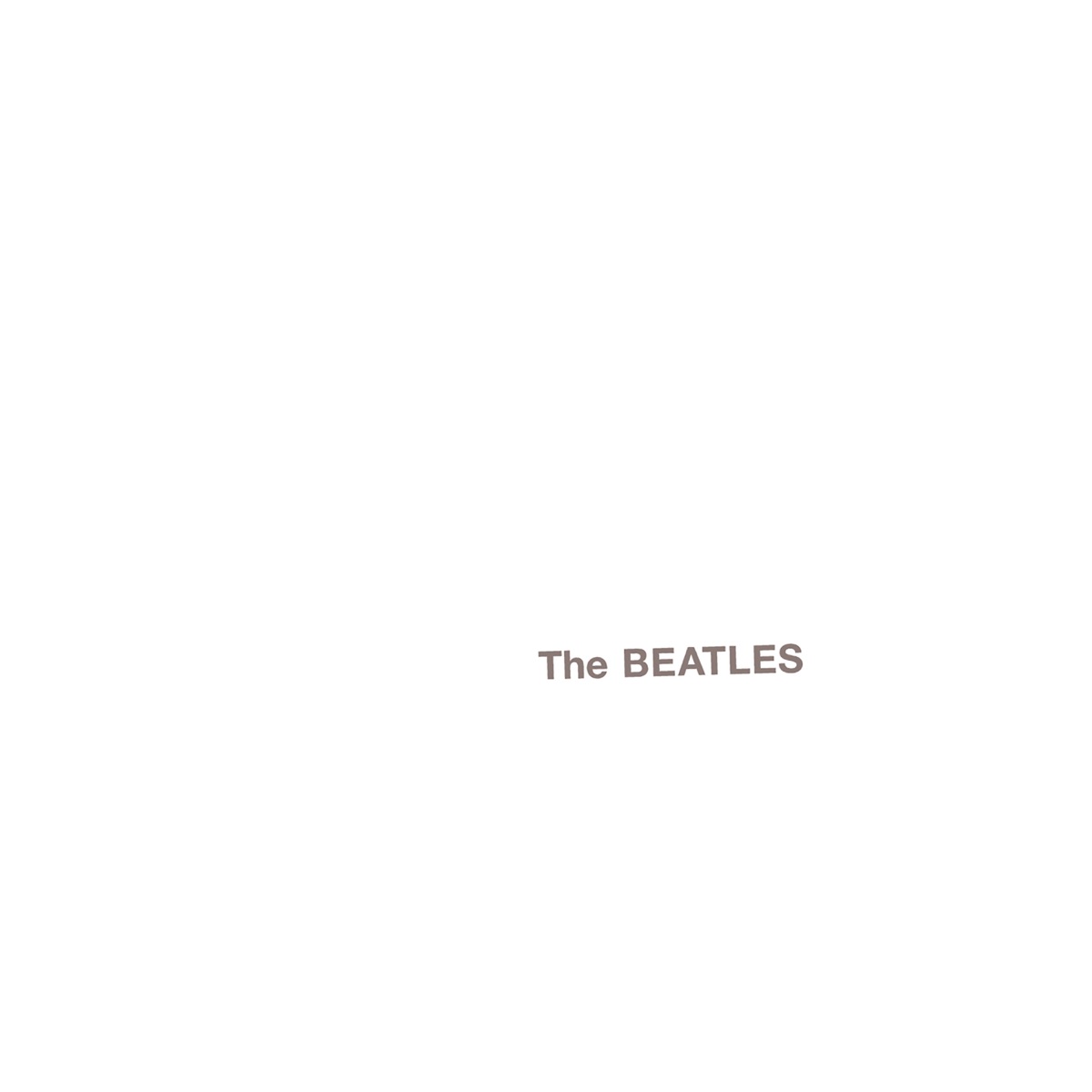 Обложка Beatles — WHITE ALBUM