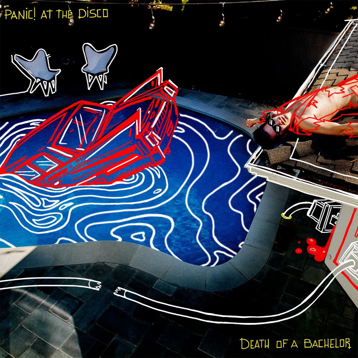 Обложка Panic At The Disco — DEATH OF A BACHELOR
