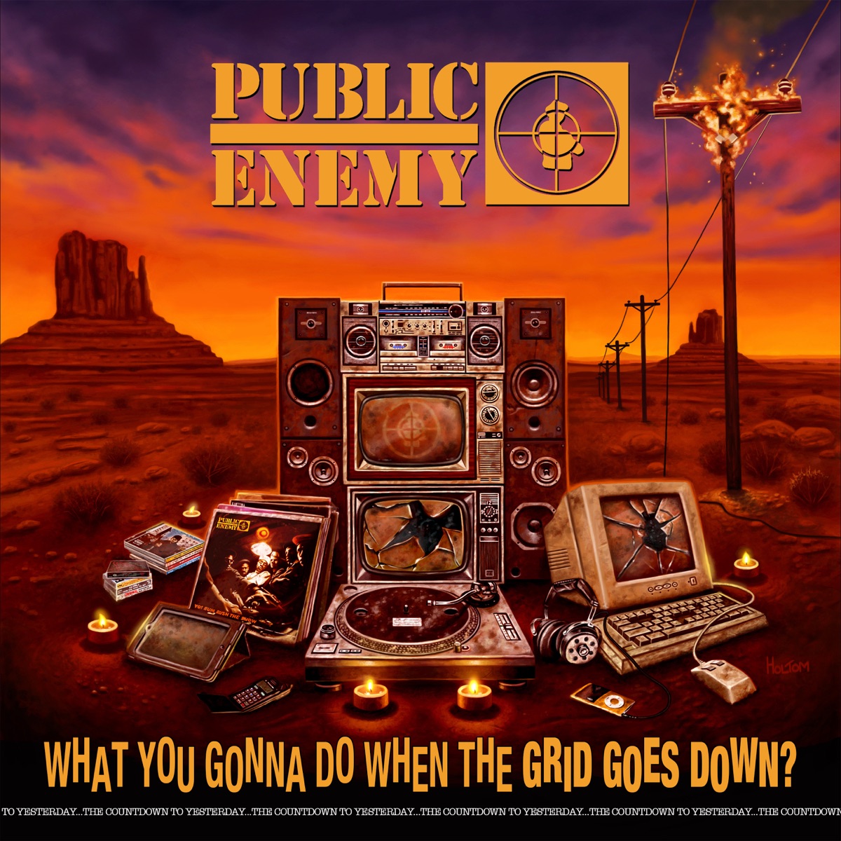 Обложка Public Enemy — What You Gonna Do When The Grid Goes Down