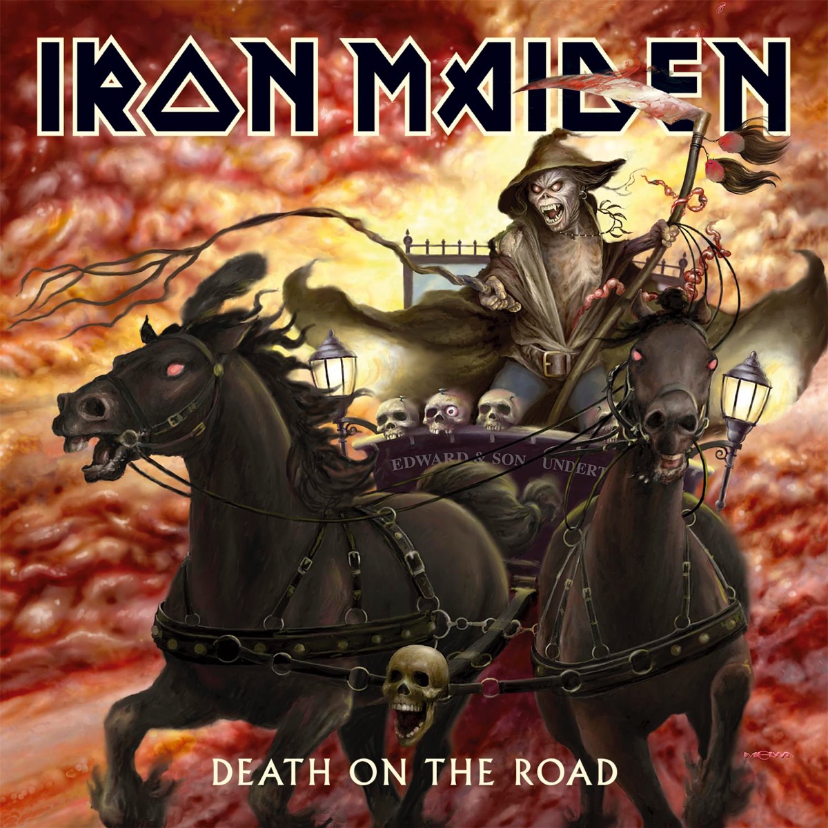 Обложка Iron Maiden — Death On The Road