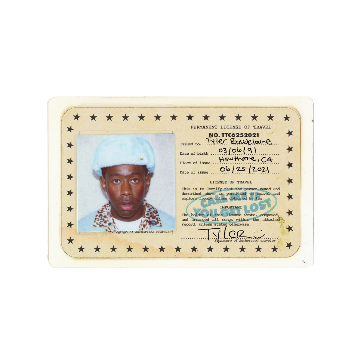 Обложка Tyler, The Creator — Call Me If You Get Lost