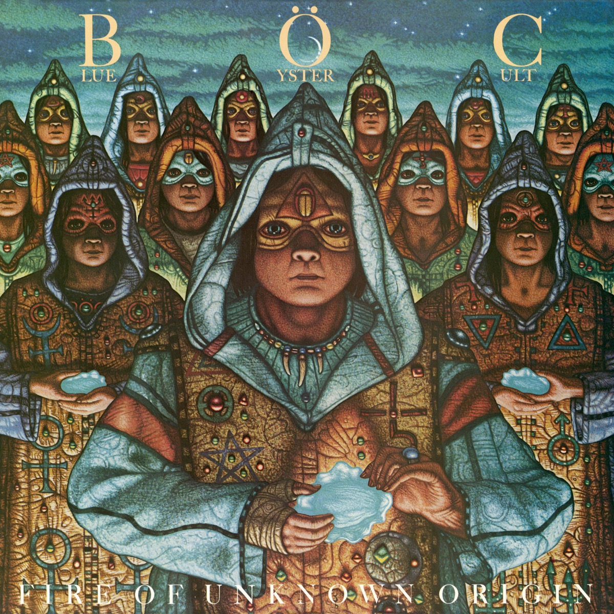 Обложка Blue Öyster Cult — FIRE OF UNKNOWN ORIGIN