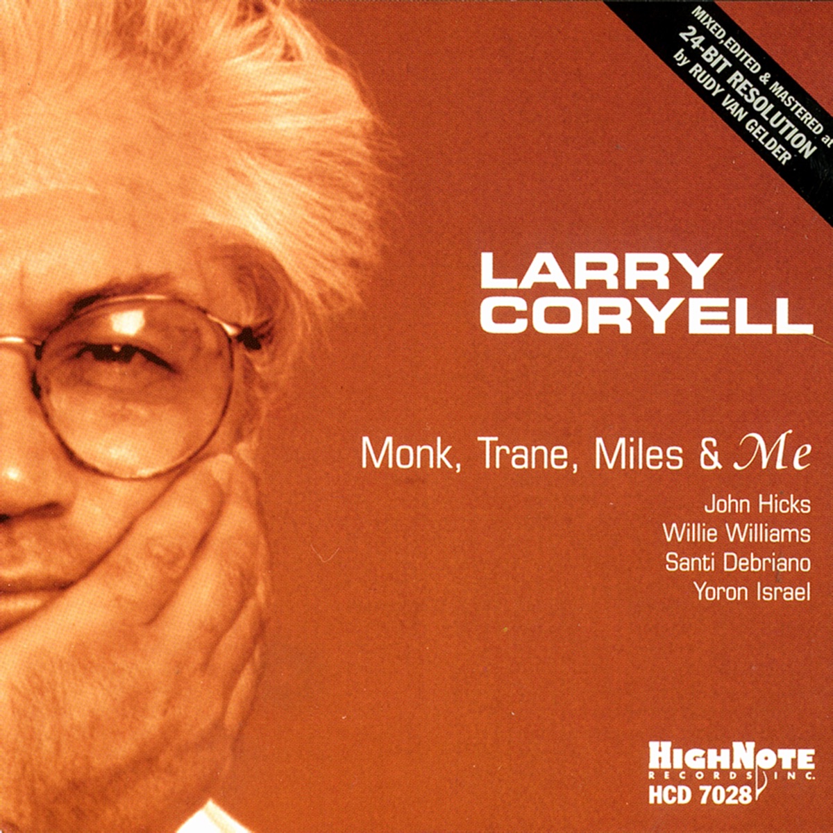 Обложка Larry Coryell — Monk, Trane, Miles & Me