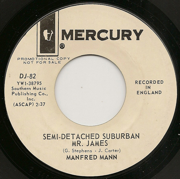 Обложка Manfred Mann — Semi-Detached Suburban