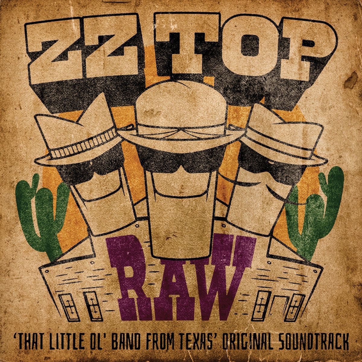 Обложка ZZ Top — Raw (that little ol band from texas)