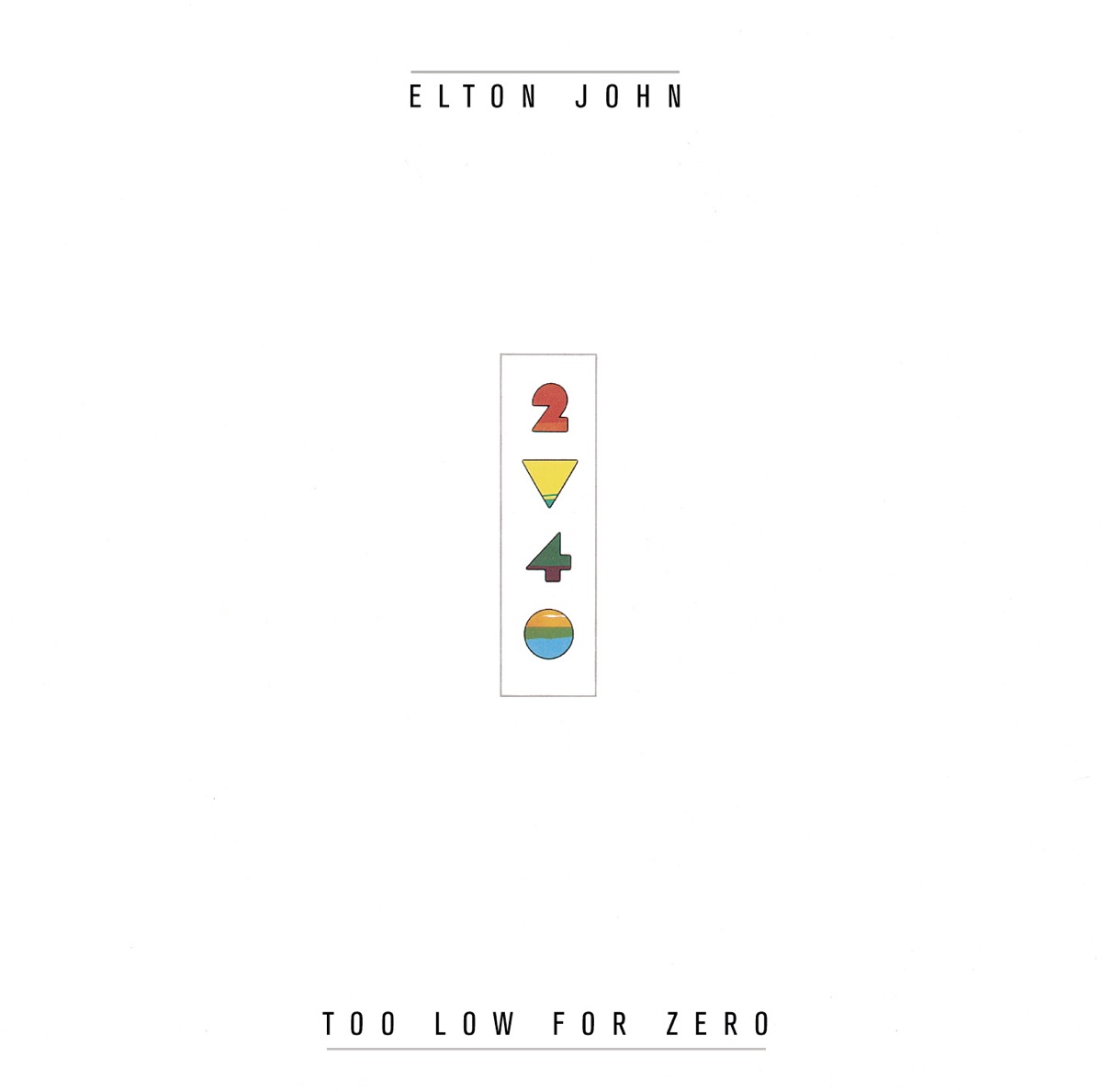 Обложка Elton John — Too Low For Zero