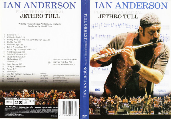 Обложка Ian Anderson — PLAYS THE ORCHESTRAL JETHRO TULL