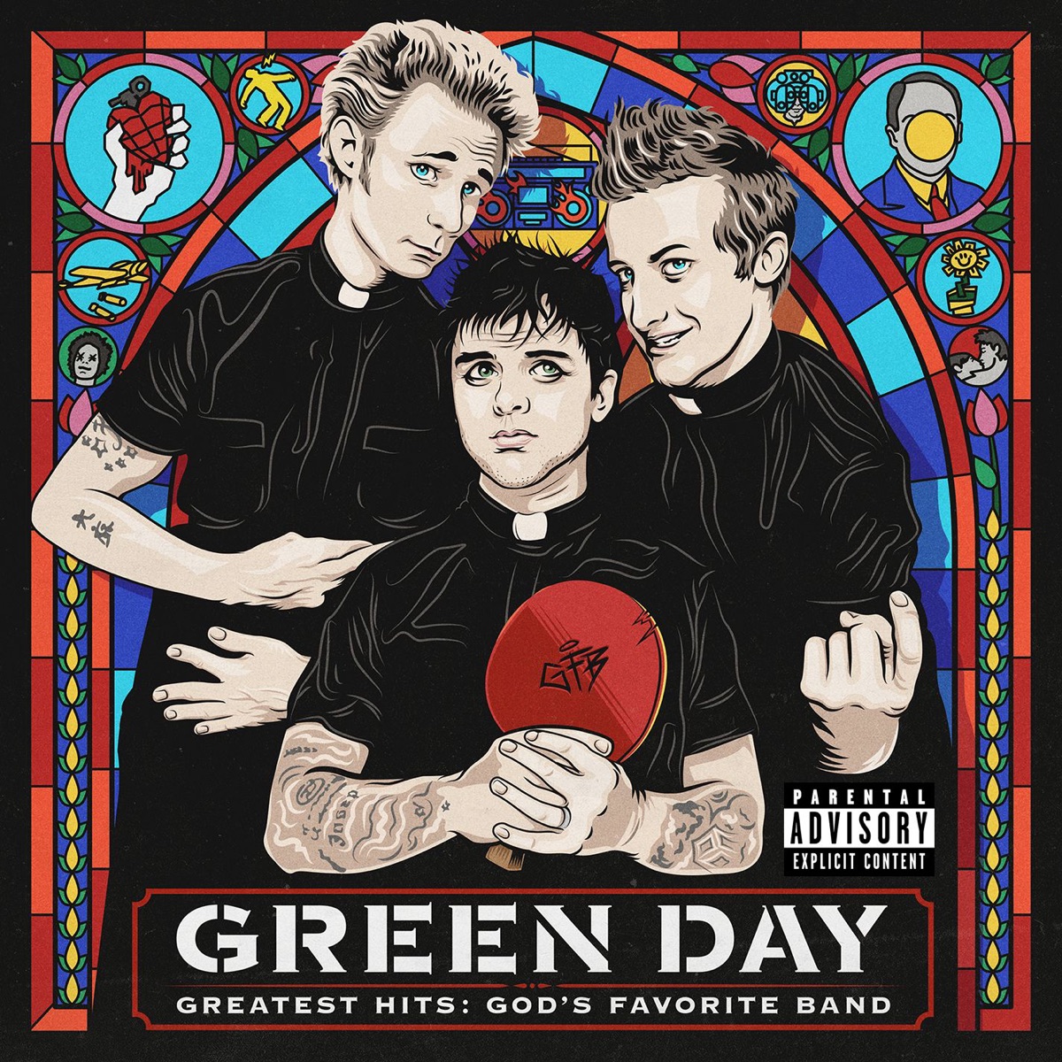 Обложка Green Day — Greatest Hits: God's Favorite Band