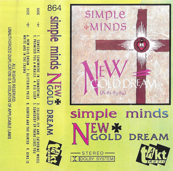 Обложка Simple Minds — Gold Dream