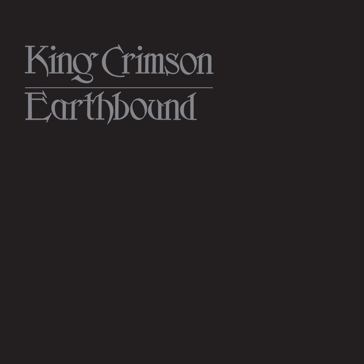 Обложка King Crimson — Earthbound