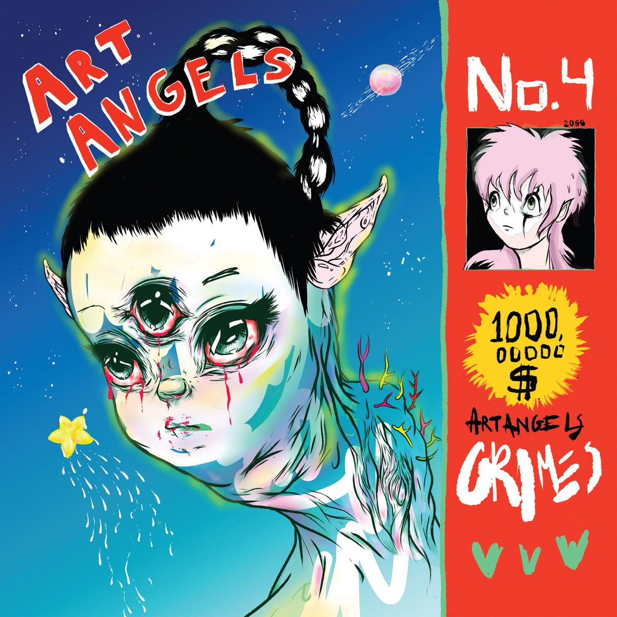 Обложка Grimes — Art Angels