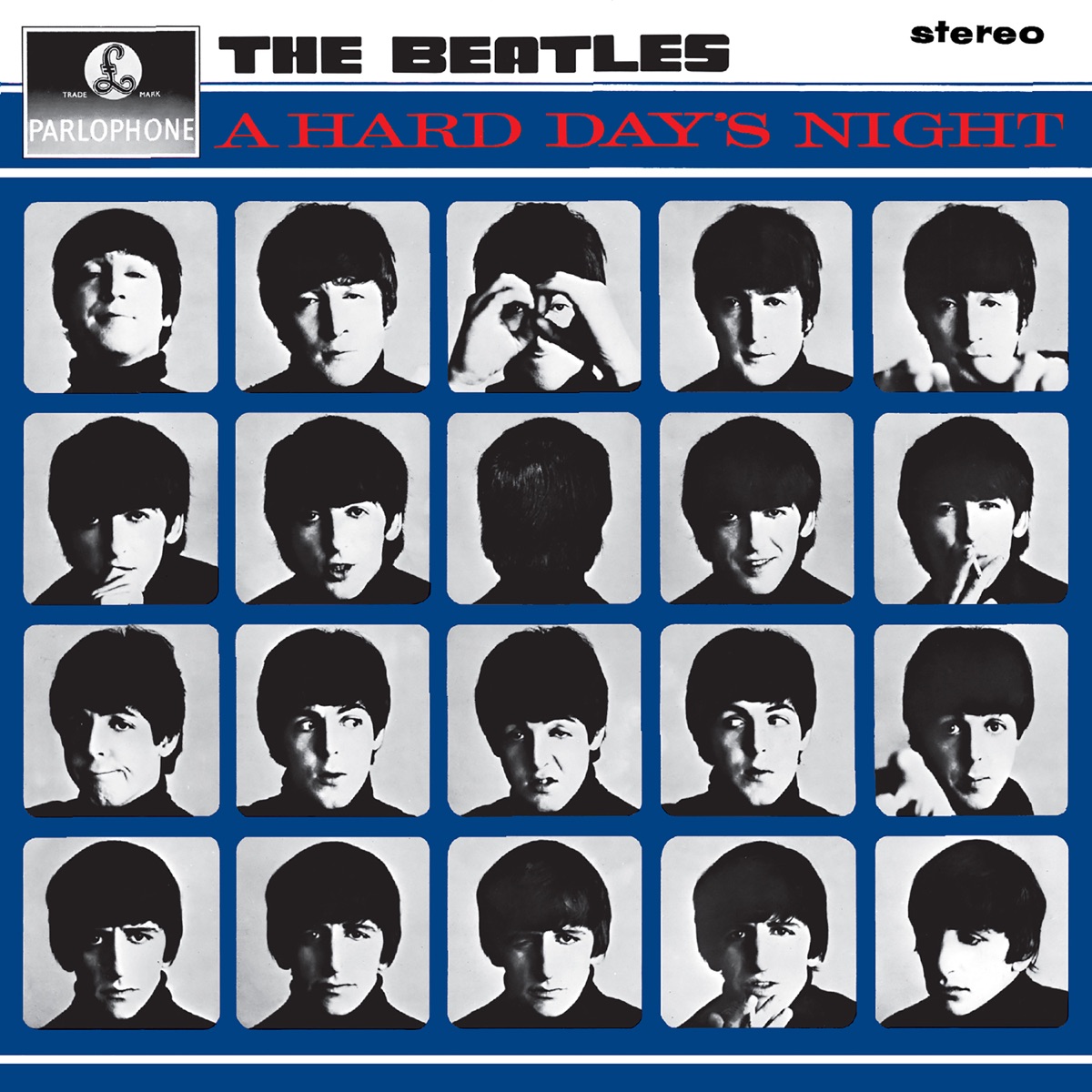 Обложка Beatles — A Hard Day's Night
