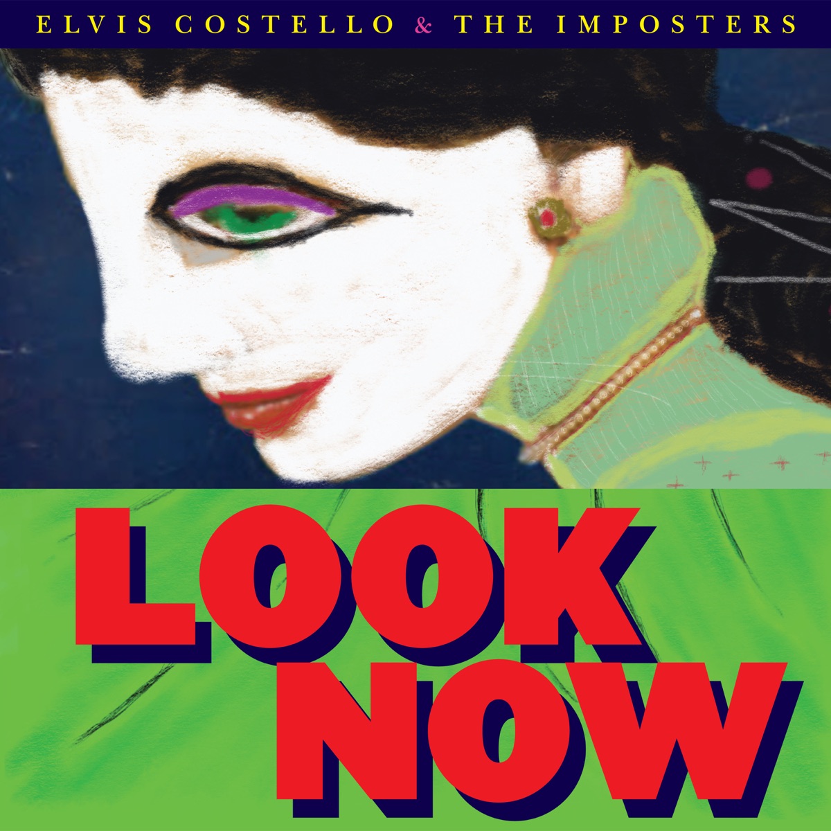 Обложка Elvis Costello — Look Now