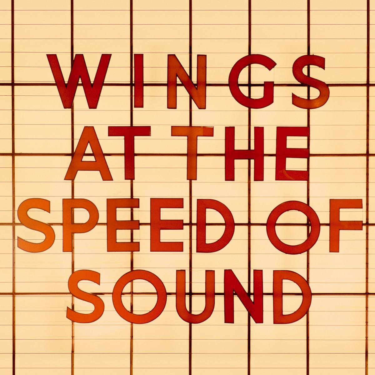 Обложка Wings — Wings At The Speed Of Sound