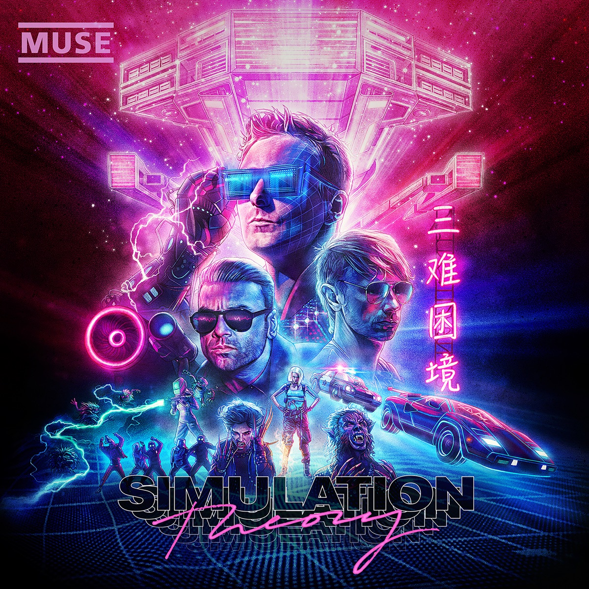 Обложка Muse — Simulation Theory