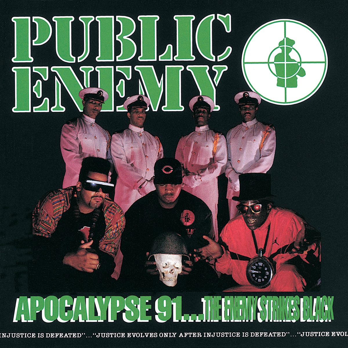 Обложка Public Enemy — Apocalypse 91... The Enemy Strikes Black