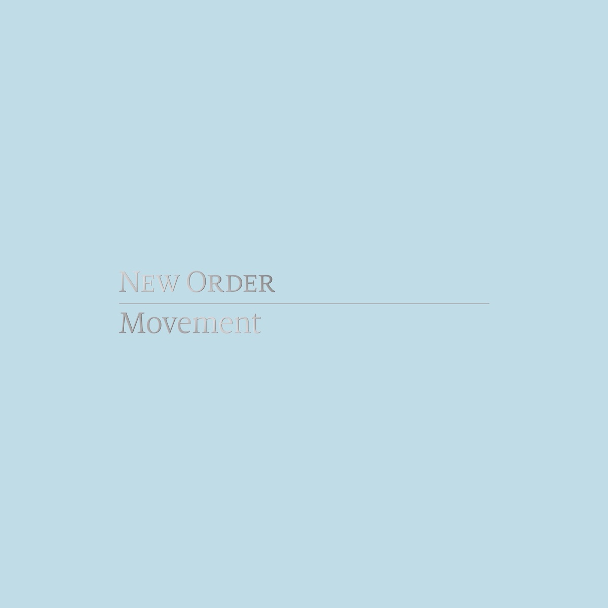 Обложка New Order — Movement