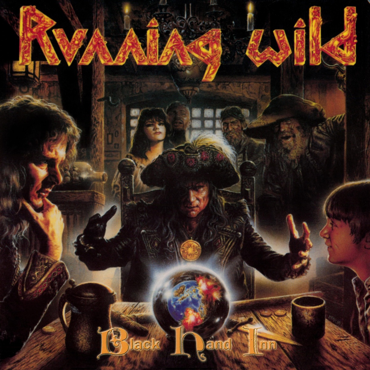 Обложка Running Wild — BLACK HAND INN