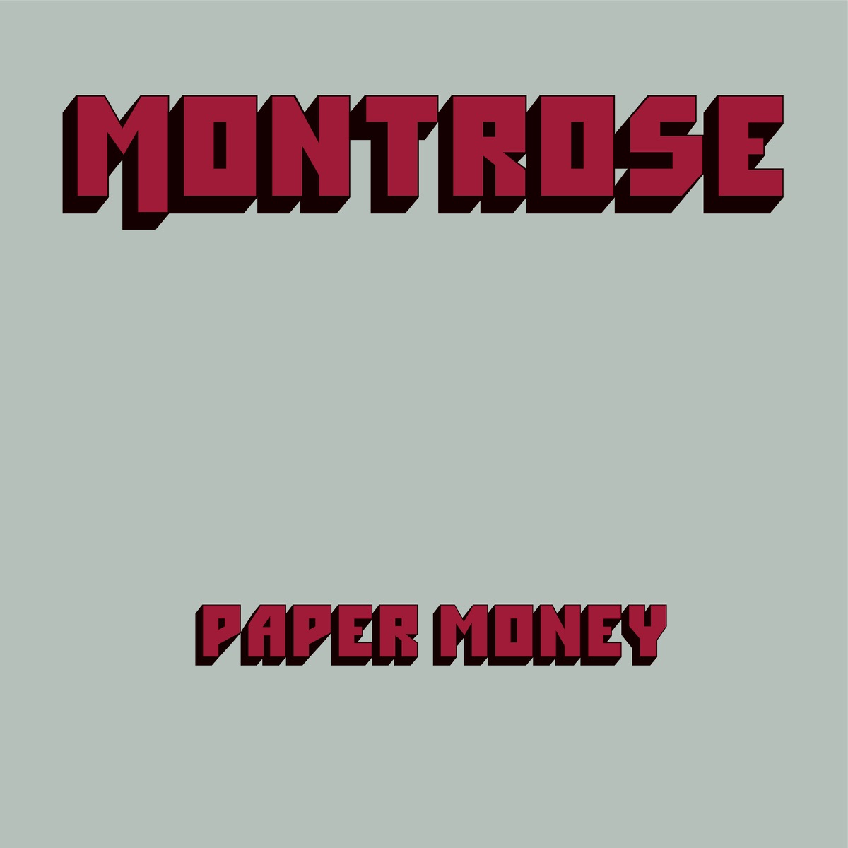 Обложка Montrose — Paper Money