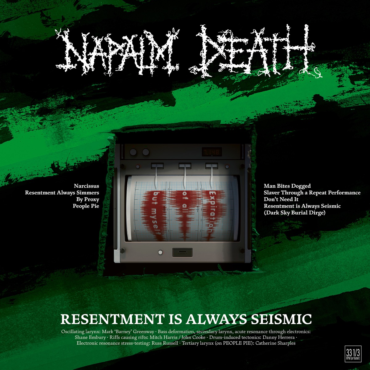 Обложка Napalm Death — Resentment is Always Seismic: A Final Throw Of Throes
