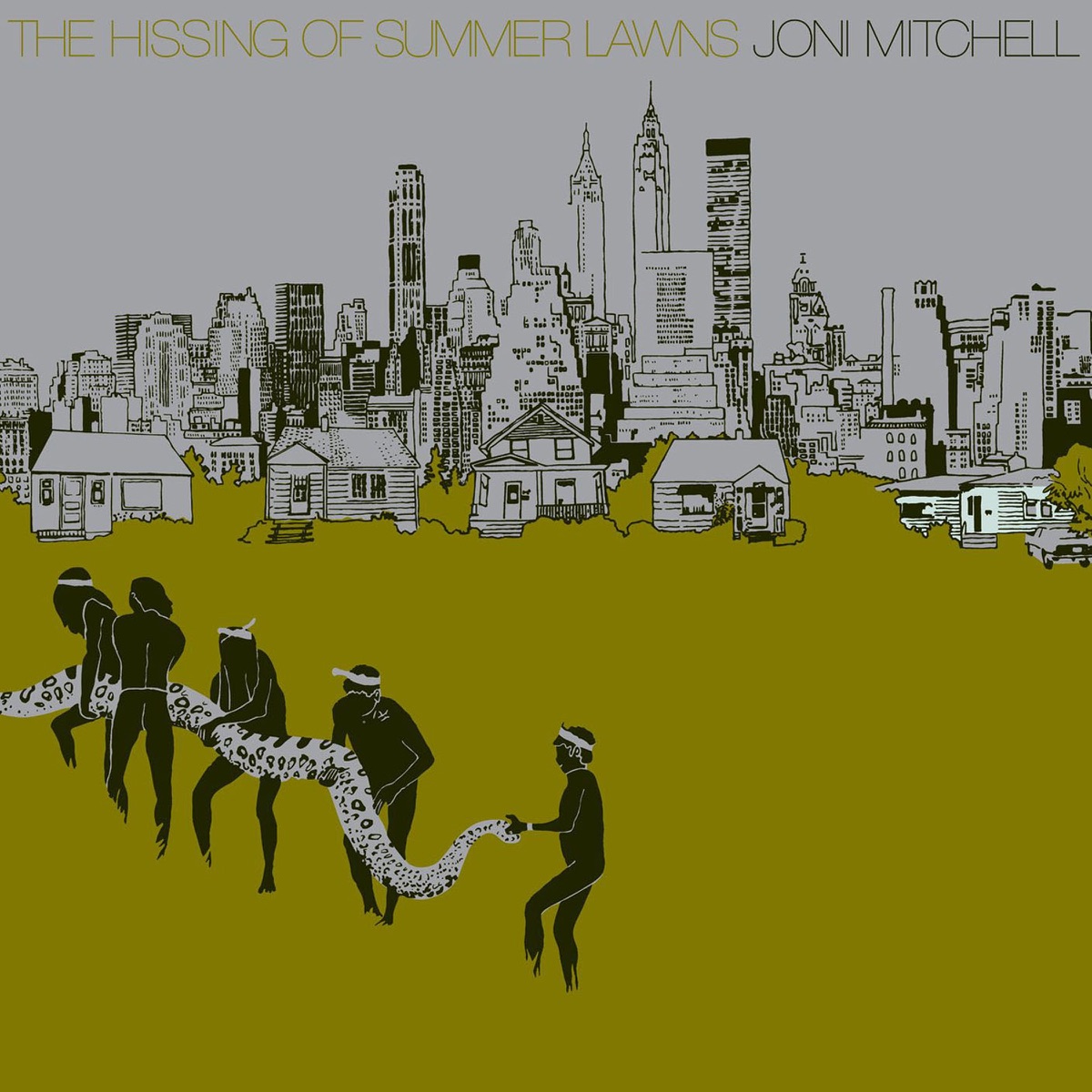 Обложка Joni Mitchell — The hissing of summer lawns