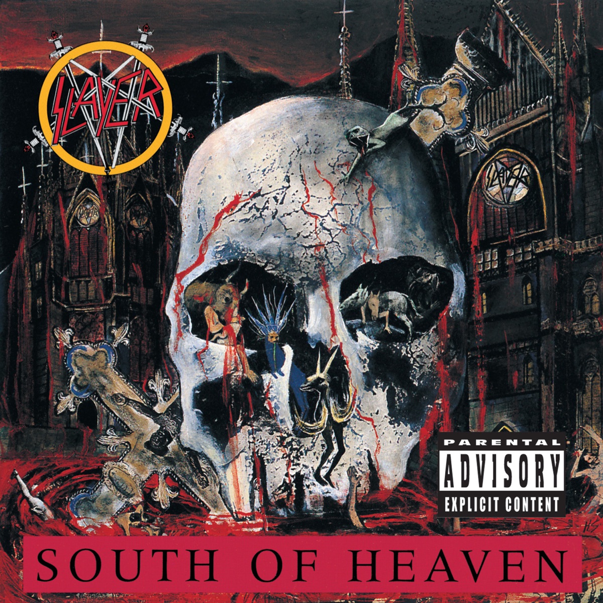 Обложка Slayer — South of heaven