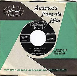 Обложка Dinah Washington — WHAT A DIFFERENCE A DAY MAKES!