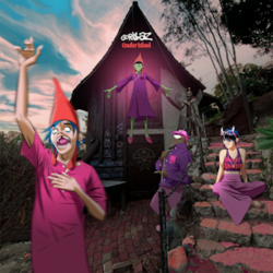 Обложка Gorillaz — CRACKER ISLAND